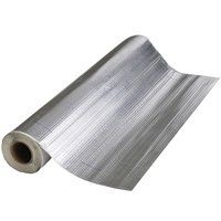 MFM 50042/50006 Roofing Membrane, 33-1/2 ft L, 100 sq-ft Coverage Area, Aluminum/Polymer