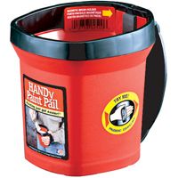 PAIL PAINT HANDY RED 5X5X6IN