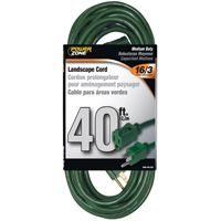 CORD EXT OUTDOOR 16/3X40FT GRN