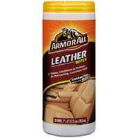 Armor All 10881-4 Leather Wipes, Opaque White, 20
