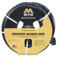 Mi-T-M AW-0015-0239 Pressure Washer Hose, 3000 psi Plug, 30 ft L