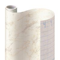 Con-Tact 09F-C9823-12 Multi-Purpose Contact Paper, 9 ft L, 18 in W, Paper, Beige Marble