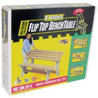 TABLE BENCH FLIP TOP SAND