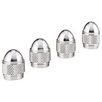 VALVE CAP SPORT ALUM SILVER