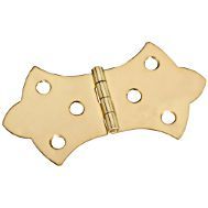 National Hardware N211-839 Decorative Hinge, 2 lb Weight Capacity, Brass