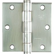 National Hardware N225-920 Square Corner Door Hinge, 55 lb Weight Capacity, Stainless Steel
