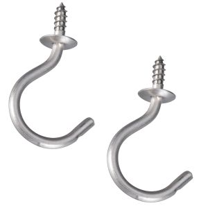 National Hardware N348-458 Cup Hook, Stainless Steel