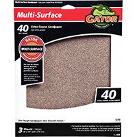SANDPAPER AL OXIDE 9X11IN 40