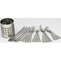 FLATWARE W/HOLDER 20 PIECE SET