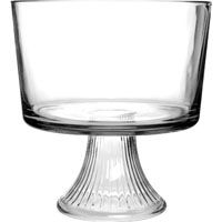 BOWL TRIFLE CLEAR GLASS MONACO