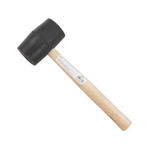 MALLET RUBBER WOOD HANDLE 24OZ