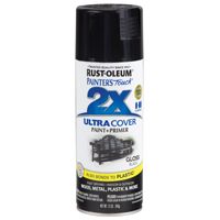PAINT SPRAY IN EX GLO BLK 12OZ