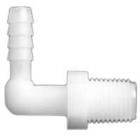 ELBOW NYLON 1/4BARB X 1/4MPT
