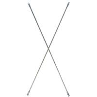 METALTECH M-MC4884 Standard Scaffold Cross Brace, Steel, Galvanized