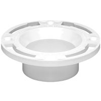 CLOSET FLANGE-PLSTC RING 3-4IN