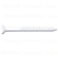3/16X2-1/4 PH FL CONC WHITE