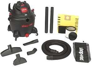 VACUUM WET/DRY 6.5PHP 16GA BLK