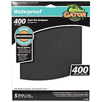 Gator 4472 Sanding Sheet, 400-Grit, Very Fine, Silicone Carbide
