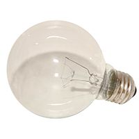 BULB LIGHT GLOBE CLEAR 25W