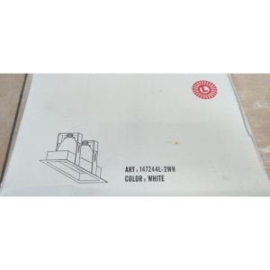 Two Light Fixture White