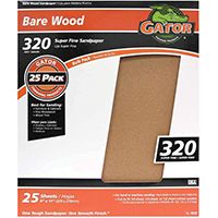 SANDPAPER AL OX 9X11IN 320GRIT