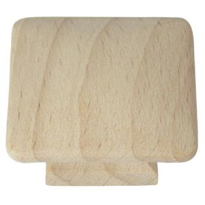 1 1/4" Au Natural Wood Square