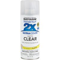 PAINT SPRAY 2X MATTE CLR 12OZ