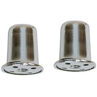 FINIAL TOP HAT 1IN NICKEL FIN