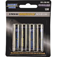 BATTERY ALKALINE CARD/8 AA
