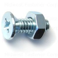 1/4-20 X 3/4   PH FL MACH W/NU