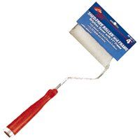 Linzer MT101-11 Mini Roller, 3/8 in Nap, Threaded Handle, 4 in L Roller