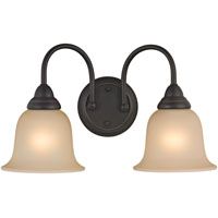 Boston Harbor Dimmable Vanity Light Fixture, (2) 60/13 W, Medium, A19/Cfl Lamp, Venetian Bronze