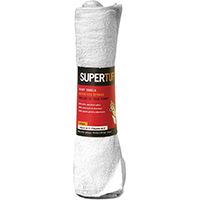 WHITE TERRY TOWELS 6/ROLL