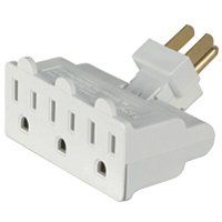 PLG OUTLET  WHT 15A 125V