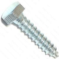 MIDWEST FASTENER 01300 Lag Screw, 5/16 in Thread, 1-1/2 in OAL, Zinc