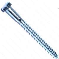 BOLT LAG HEX ZINC 3/8X4-1/2