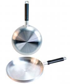 9.5" Shiny Alum Fry Pan