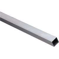 ALUMINUM TUBE SQ MILL 1 X 72
