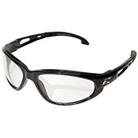 GLS SAFETY BLK/CLR LENS DAKURA