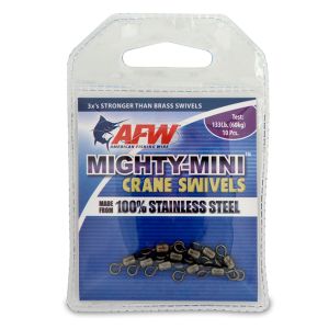 #10 SS SWIVELS BLK 133LB 10PCS