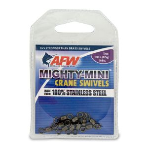 #7 SS SWIVELS BLK 180LB 10PCS