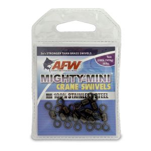 #3 SS SWIVELS BLK 310LB 10PCS