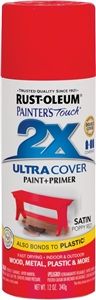 PAINT SPRAY SATIN POPPY RED