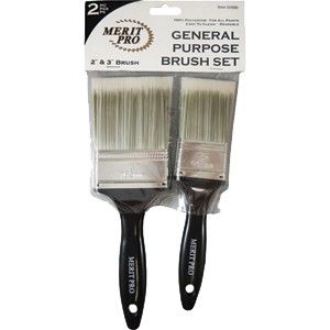 2 Piece  Poly Brush Set