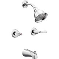 TUB-SHOWER FAUCET 2-HNDL CHRM