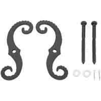SS S HOLDBACK W/LAG SCREW
