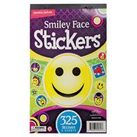 STICKER SMILEY FACE ASST BOX