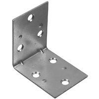 BRACE CORNER DBL WIDE 2IN ZINC