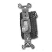 SWITCH TOGGLE QUIET 1P 20A WHT