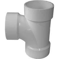 TEE DWV SANITARY HUB 3 IN
